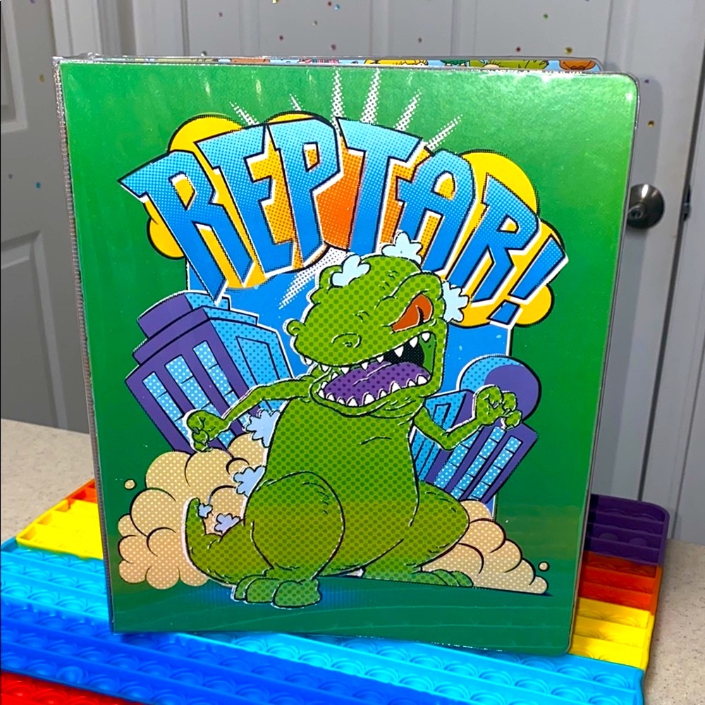 Nickelodeon Rugrats Themed Notebooks and Binder - Blue, Purple, Green - Picture 2 of 12